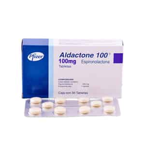 Aldactone 100 Mg Tabletas - Caja 30 UN