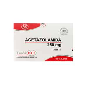 Acetazolamida ACF 250mg Tableta