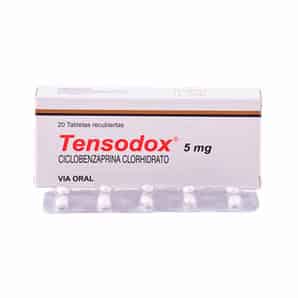 Tensodox 5mg Tableta recubierta