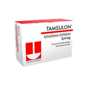 Tamsulon 0.4 Mg Cápsulas de Liberación Controlada - Caja 30 UN