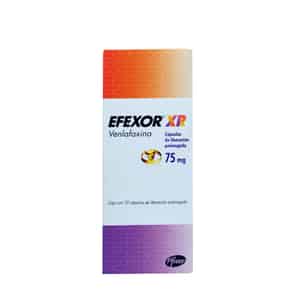 EFEXOR XR 75MG  Cápsulas