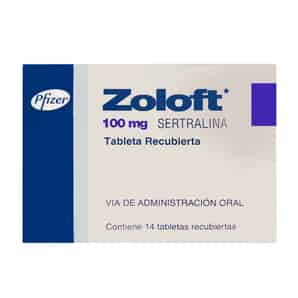 ZOLOFT 100MG TABLETA RECUBIERTA