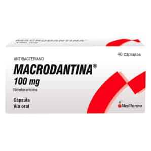 Macrodantina 100mg Cápsula