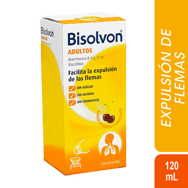 Bisolvon 8mg5ml Jarabe Adultos 120 Ml Mifarma 2294