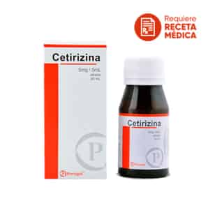 Cetirizina 5mg/5ml Jarabe Portugal - Frasco 60 ML