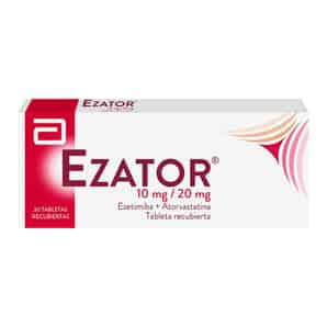Ezator 10 mg- 20 mg Tabletas Recubiertas
