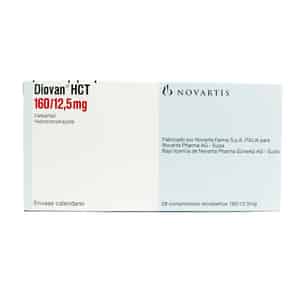 Diovan HCT 160 Mg - 12,5 Mg Comprimidos Recubiertos - Caja 28 UN