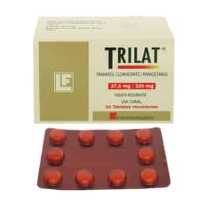 Trilat 37,5MG + 325MG Tableta Recubierta