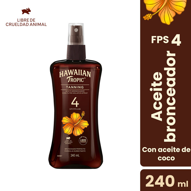 Hawaiian Tropic Aceite Bronceador Solar Mini SPF30