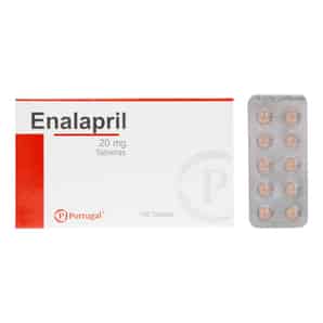 Enalapril 20 mg Tabletas