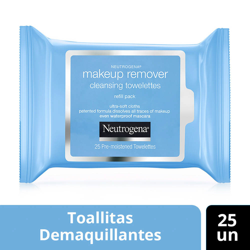 PACK x5 Toallas Faciales Beauty Remueve Maquillaje