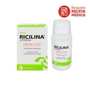 Ricilina 200mg/5ml Polvo para suspensión oral