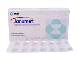 Janumet 50 Mg - 500 Mg Comprimidos Recubiertos