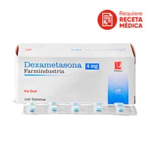 Dexametasona 4 Mg Tableta - Caja 100 UN