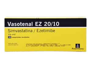 Vasotenal EZ 20/10 Comprimido Recubierto - Caja 30 UN