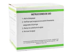 Jeringa Descartable 5cc + Aguja#21 - Caja 100 UN