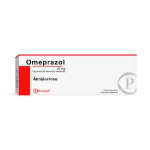 Omeprazol  20mg Cápsula de Liberación Retardada