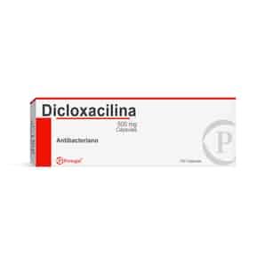 Dicloxacilina 500 mg Cápsula Portugal - Caja 100 UN