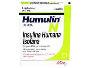 Humulin N 100 UI/Ml Suspensión Inyectable