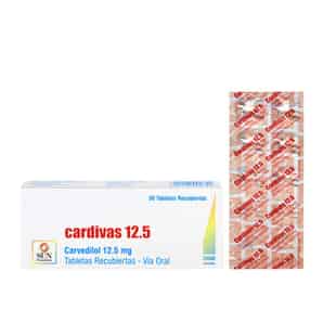 Cardivas 12.5 Mg Tableta Recubierta - Caja 30 UN