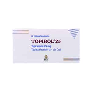 Topirol 25 25mg Tableta Recubierta