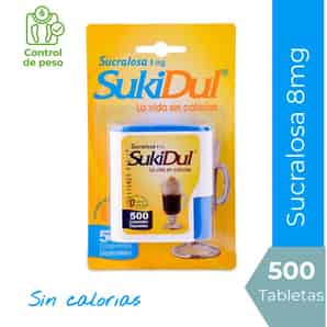 SukiDul Comprimido Dispersable - Dispensador 500 UN