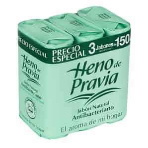 Jabón Antibacterial Heno De PraviaPack de 3 Und.