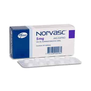 Norvasc 5 Mg Tabletas - Caja 30 UN