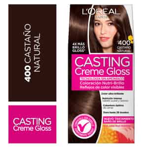 Tinte para Cabello Casting Creme Gloss Castaño # 400