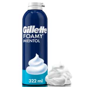 Espuma para Afeitar Gillette Foamy Mentol con Sensación Refrescante