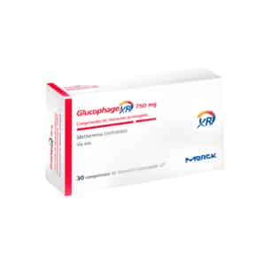 Glucophage XR 750mg Comprimido de Liberación Prolongada