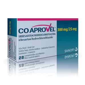 Coaprovel 300mg-25mg Comprimido Recubierto