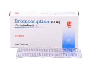 Bromocriptina 2,5mg Tableta