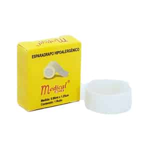 Esparadrapo Hipoalergénico Medical B&T 0.90mt x 1.25cm