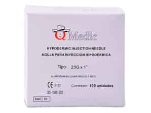 Aguja Hipodermica Número 23 - Caja 100 UN