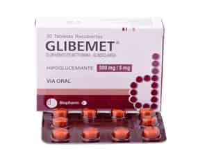Glibemet 500 mg - 5 mg Tabletas recubiertas