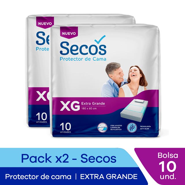 Pack 2 Protectores de Cama Secos - Mifarma