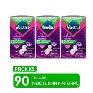 Pack 03 Toallas Higiénicas Nosotras Buenas Noches