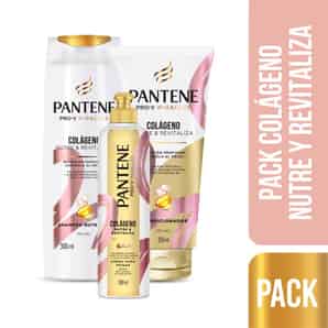 Pack Shampoo + Acondicionador + Crema para Peinar Pantene Pro-V Colágeno Nutre & Revitaliza