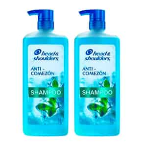 Pack 02 Shampoo Anti-Comezón Head & Shoulders Menta Extra Refrescante