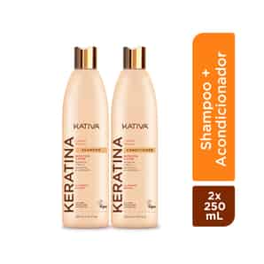 Pack Kativa Shampoo + Acondicionador Keratina