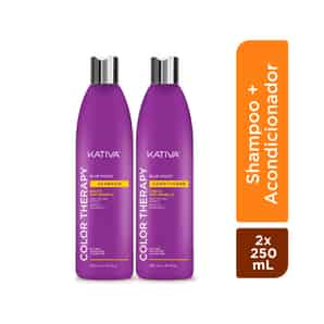 Pack Kativa Shampoo + Acondicionador Therapy Blue Violet