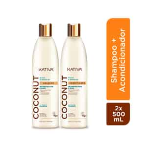 Pack Kativa Shampoo + Acondicionador Coconut