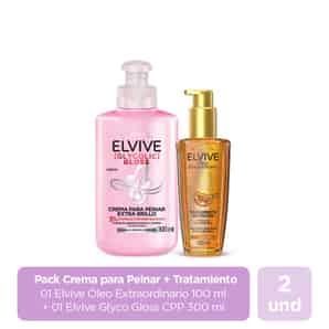 Pack Elvive Crema para Peinar + Tratamiento Capilar