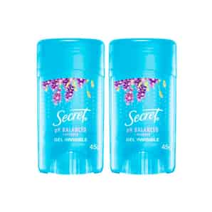 Pack 2 Desodorante en Gel Invisible Secret Ph Balanced Lavender