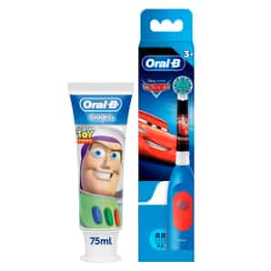 Pack Infantil Oral-B Cepillo Eléctrico Cars + Pasta Stages