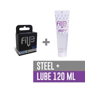 Pack Preservativos Five Steel + Lubricante Five Lube