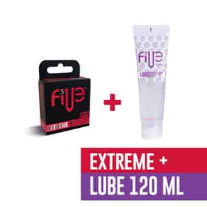 Pack Preservativo Five Extreme 5 + Lubricante Five Lube