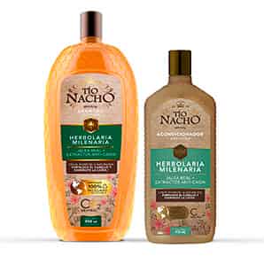 Pack Shampoo + Acondicionador Tío Nacho Anti-Caída Herbolaria Milenaria