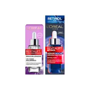 Pack Sérum Facial L'Oreal Paris Ácido Hialurónico + Retinol